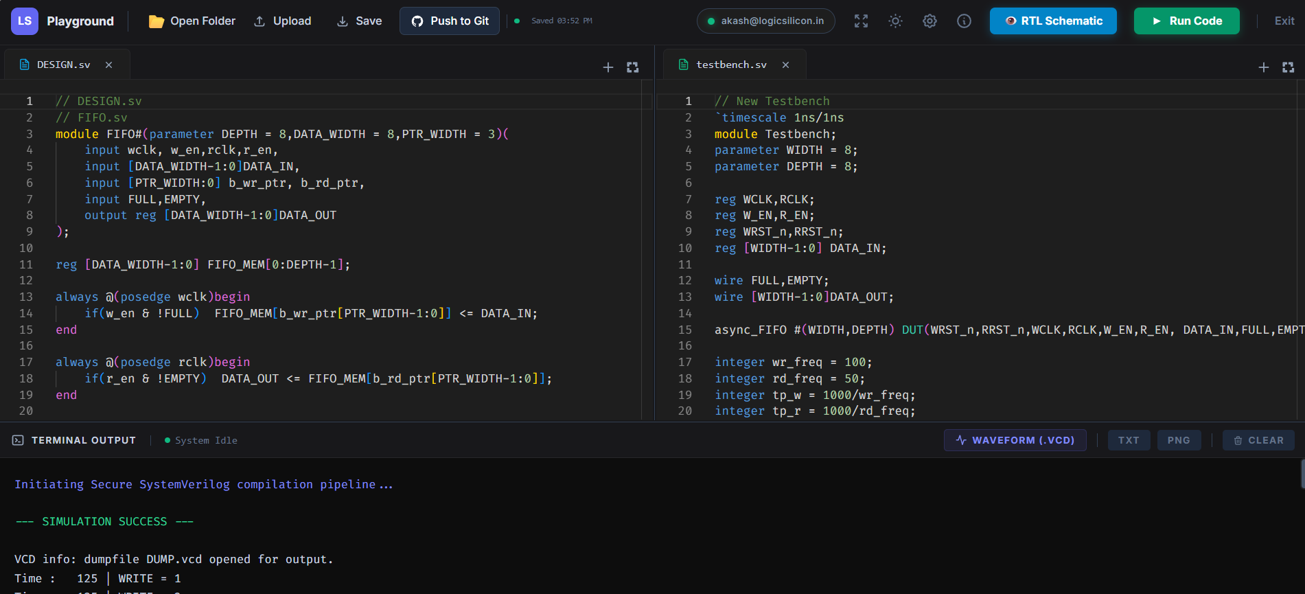 LogicSilicon Dual-Pane Editor